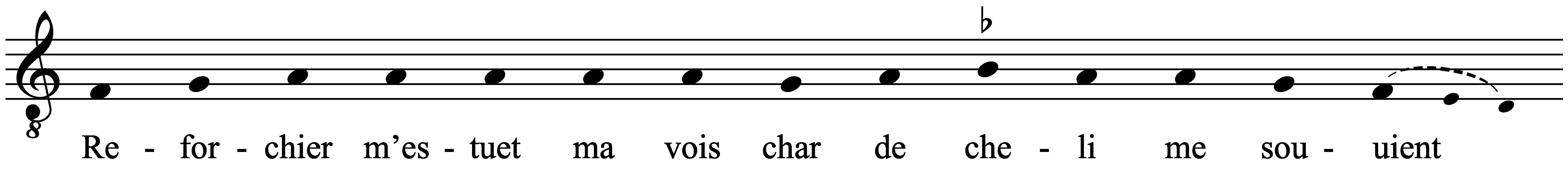 Work musical notation